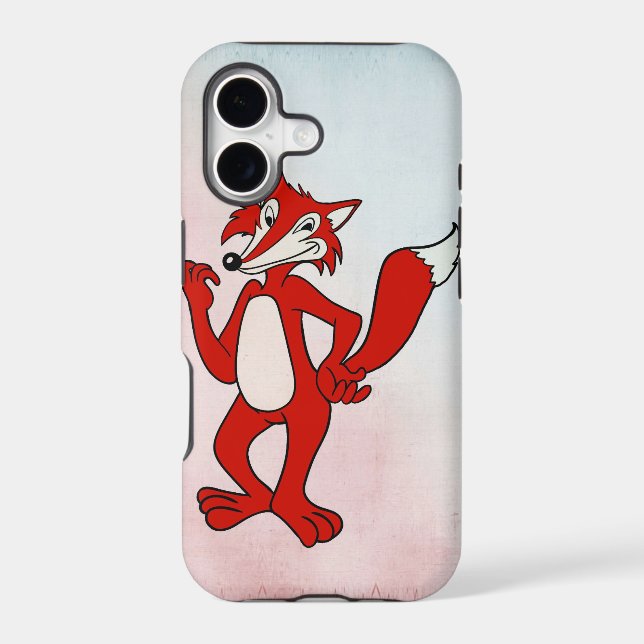 Red Fox Iphone Case (Back)