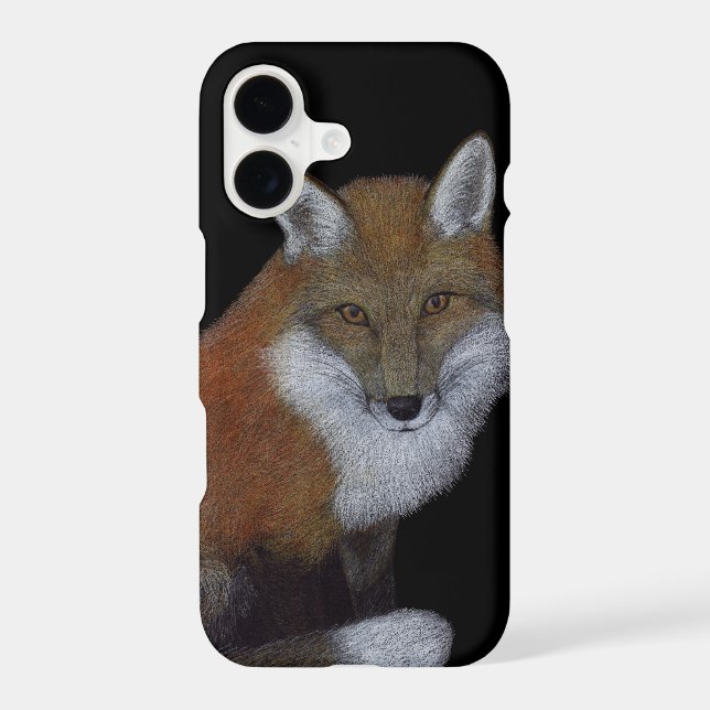 Red Fox Iphone Case (Back)