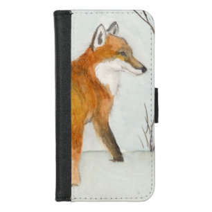 Red Fox iPhone 8/7 Wallet Case