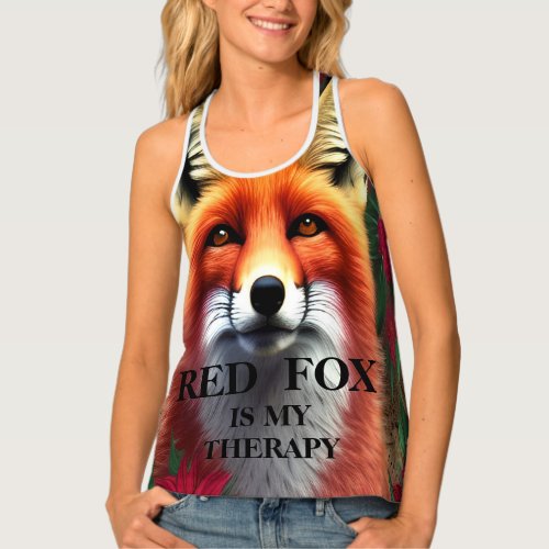 RED FOX is my therapy design Tank Top