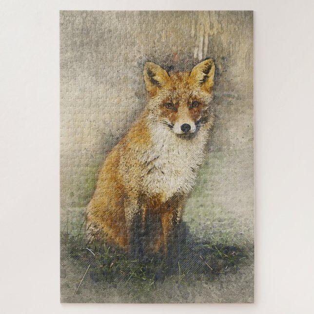 Red Fox Jigsaw Puzzle (Vertical)