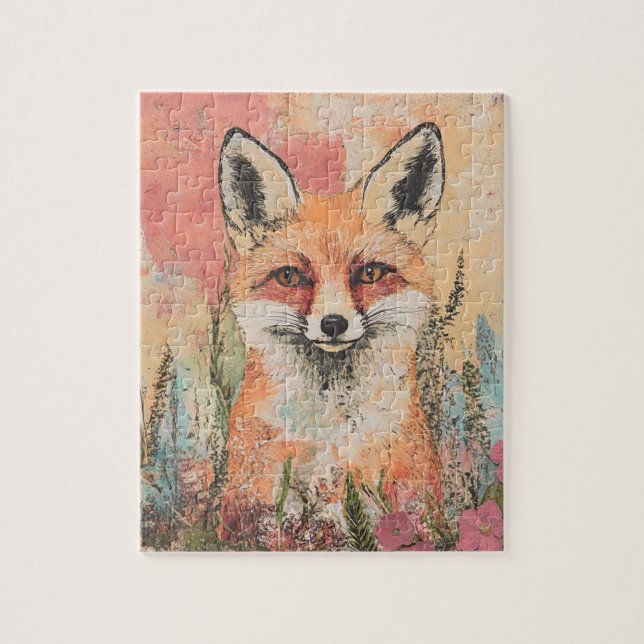 Red Fox Jigsaw Puzzle (Vertical)