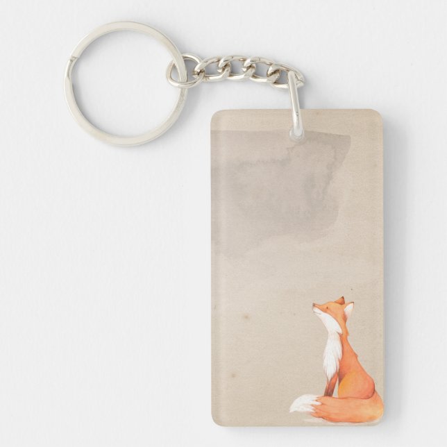Red fox keychain (Front)