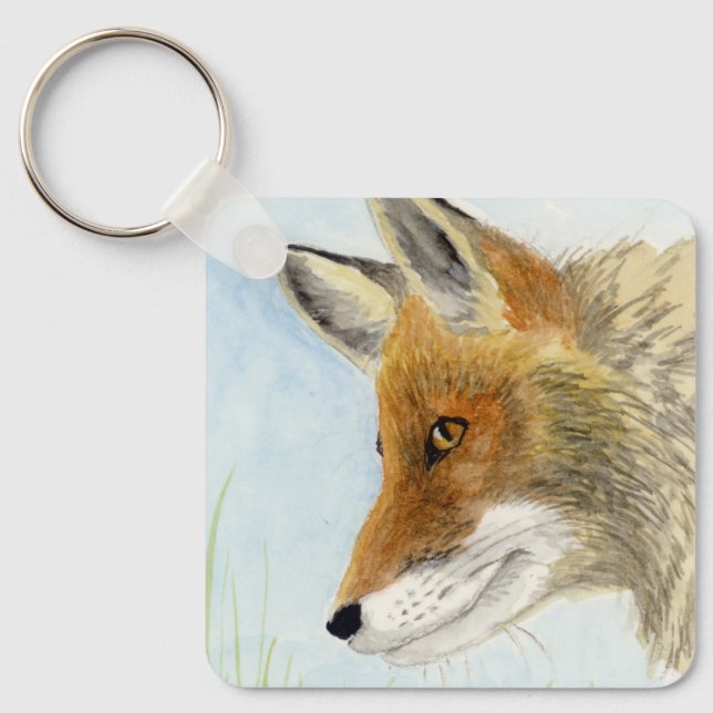 Red Fox Keychain (Front)