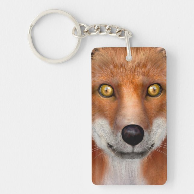 Red Fox Keychain (Front)