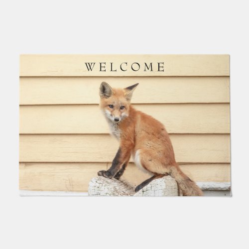 Red Fox Kit in The Hudson Valley Doormat