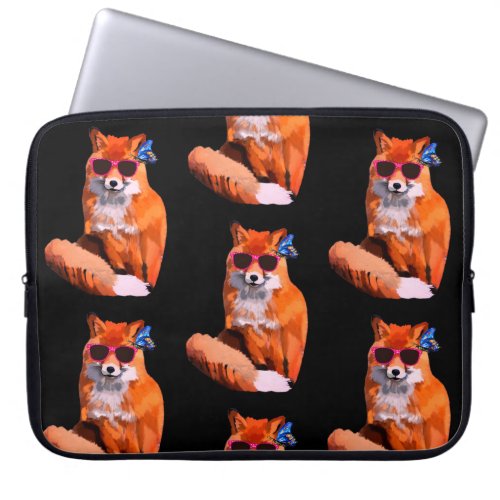 Red Fox Laptop Sleeve