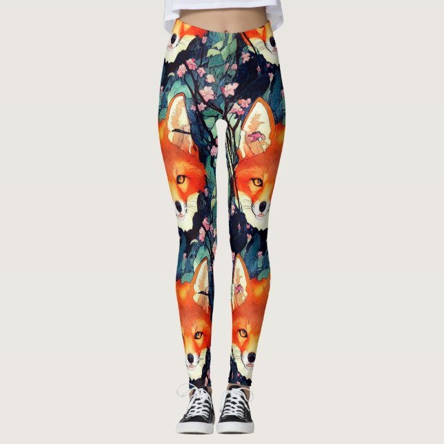 Red Fox Leggings (Front)