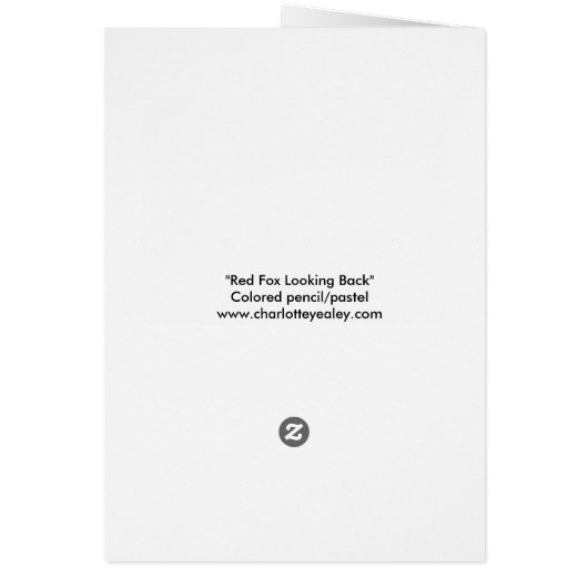 Red Fox Looking Back (Back)