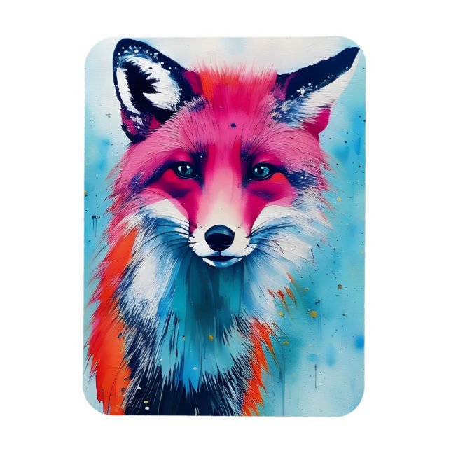 Red Fox Magnet (Vertical)