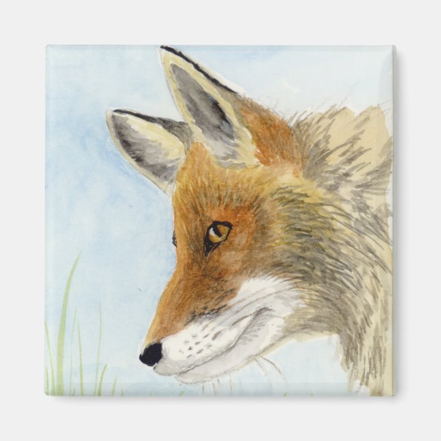 Red Fox Magnet (Front)