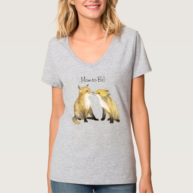 Red Fox Mom T-Shirt (Front)