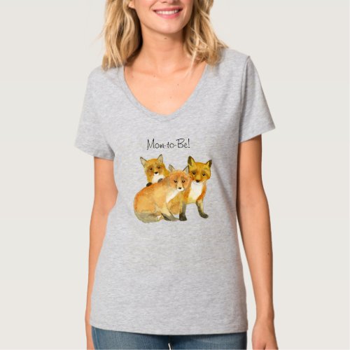 Red Fox Mom T_Shirt