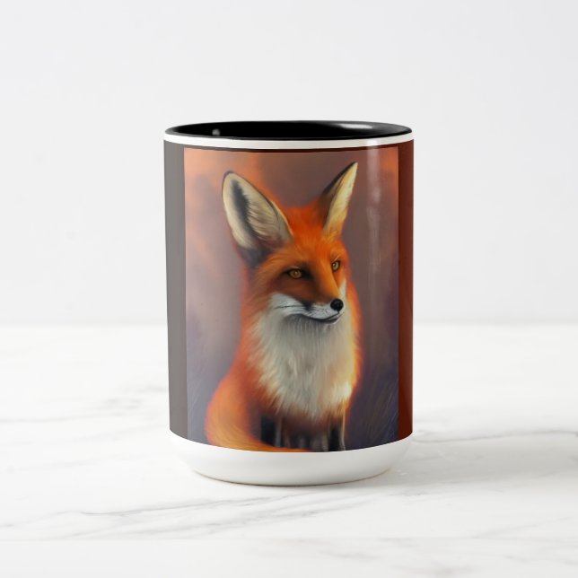 Red fox Mug (Center)