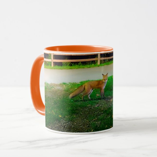 Red Fox Mug (Front Left)