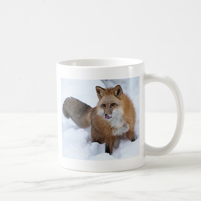 Red Fox ni the Snow Coffee Mug (Right)