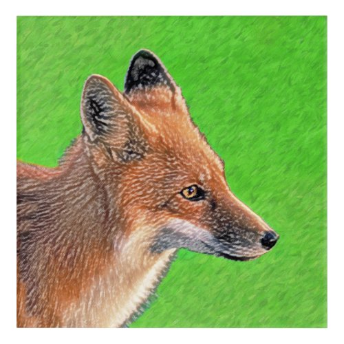 Red Fox Painting _ Original Wildlife Art