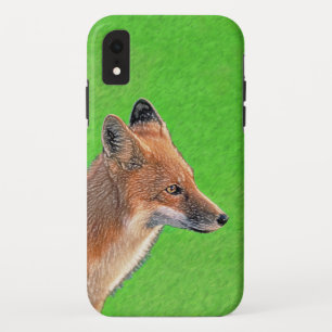 Red Fox Painting - Original Wildlife Art iPhone XR Case