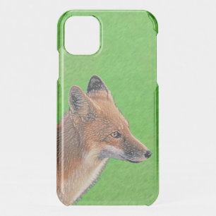 Red Fox Painting - Original Wildlife Art iPhone 11 Case