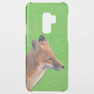 Red Fox Painting - Original Wildlife Art Uncommon Samsung Galaxy S9 Plus Case