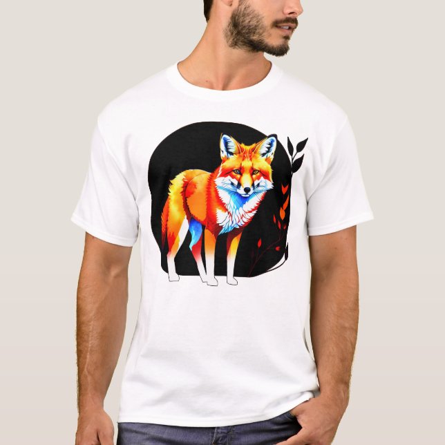 Red fox painting T-Shirt (Front)