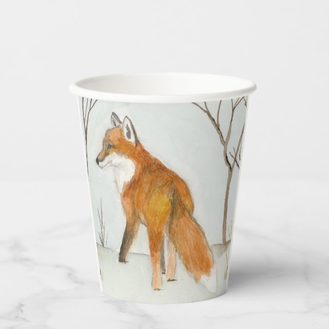Red Fox Paper Cups (Front)
