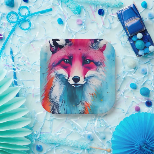 Red Fox Paper Plates (Party)