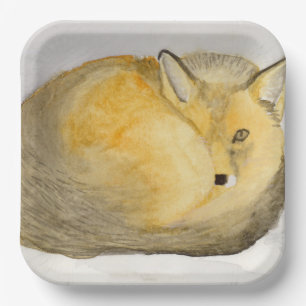 Red Fox Paper Plates