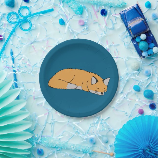 Red Fox Paper Plates (Party)