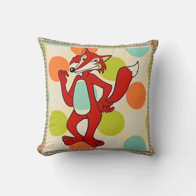 Red Fox Pillow (Front)