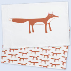 Red Fox Pillow Case at Zazzle