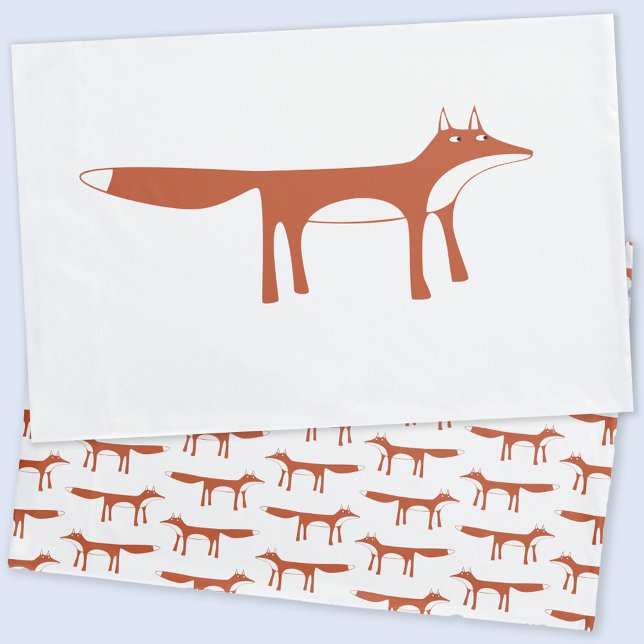 Red Fox Pillow Case (Red fox double sided pillowcase)