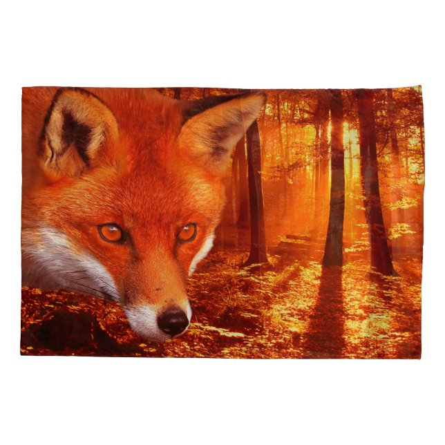 Red Fox Pillowcase (Back)