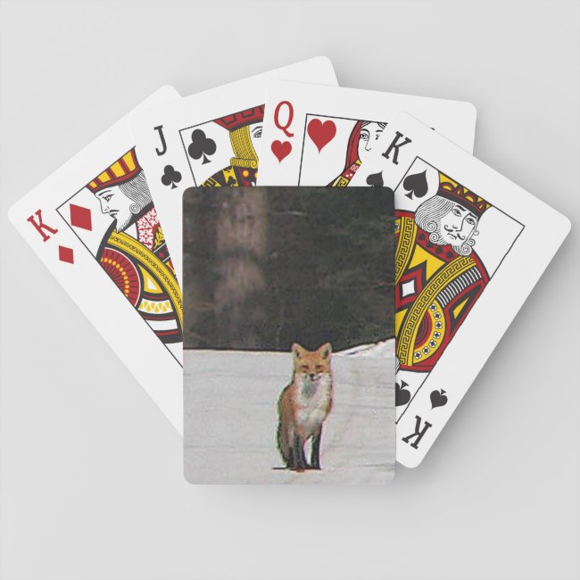 Red Fox Playing Cards