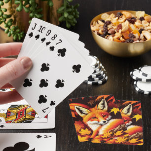 Red Fox Playing Cards