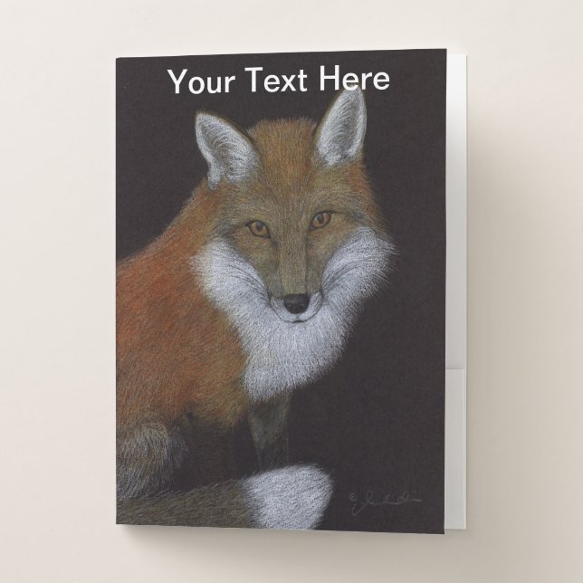 Red Fox Pocket Folder (Front)