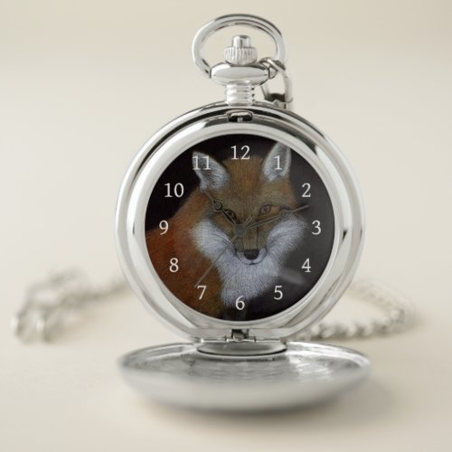 Red Fox Pocket Watch