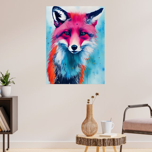 Red Fox Poster (Living Room 3)