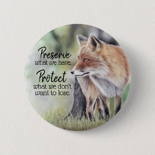 Red Fox Preserve and Protect Message Button