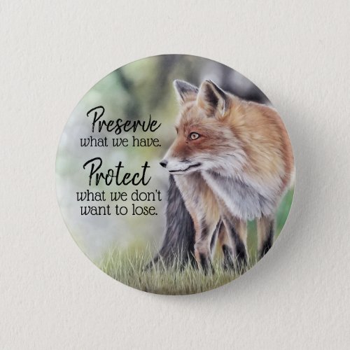 Red Fox Preserve and Protect Message Button
