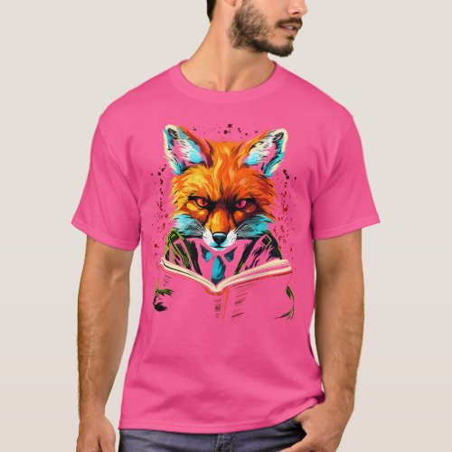 Red Fox Reads Book T_Shirt