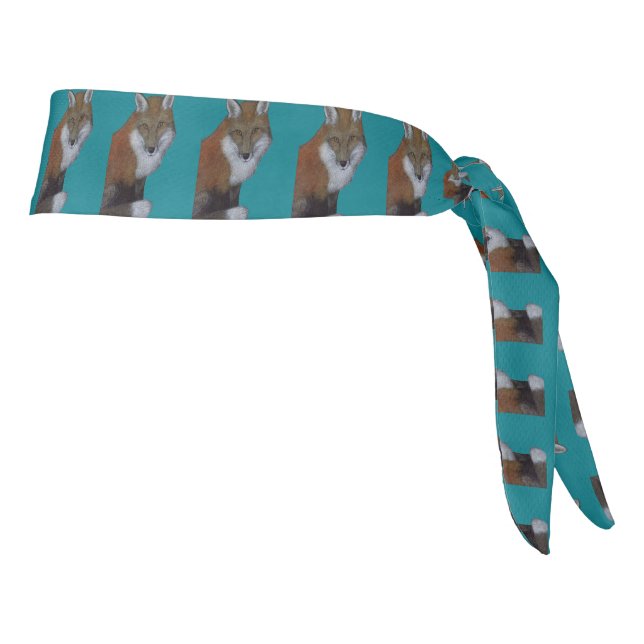 Red Fox Tie Headband (Rotate 90)