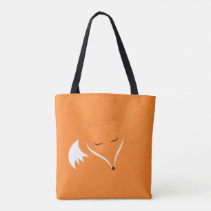Red fox tote bag