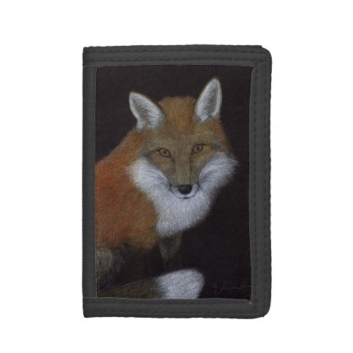 Red Fox Trifold Wallet