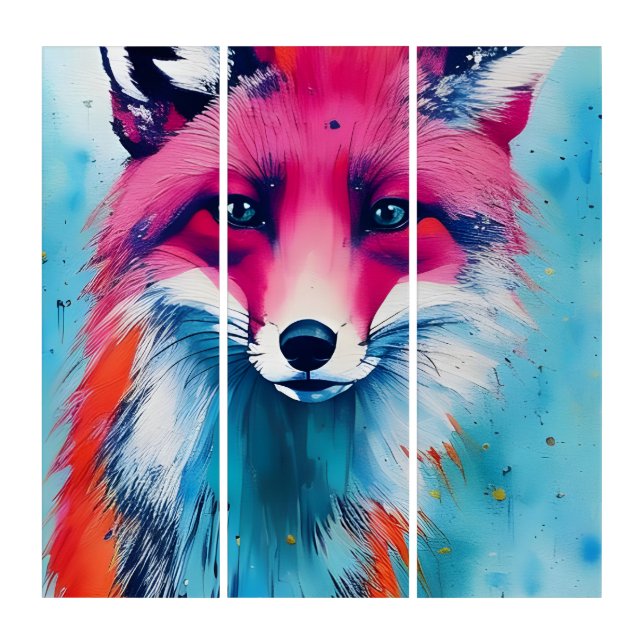 Red Fox Triptych (Front)