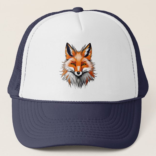 Red Fox Trucker Hat (Front)