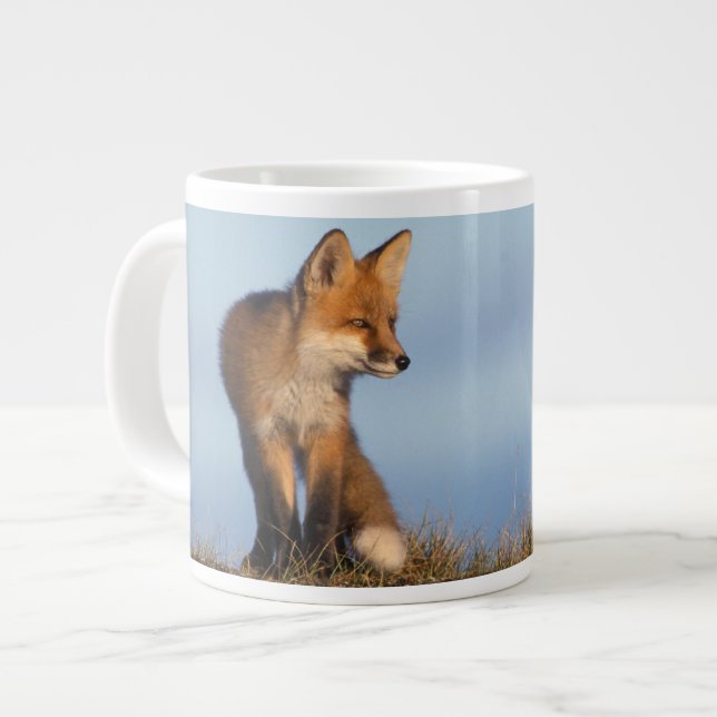 red fox, Vulpes vulpes Giant Coffee Mug (Front Left)