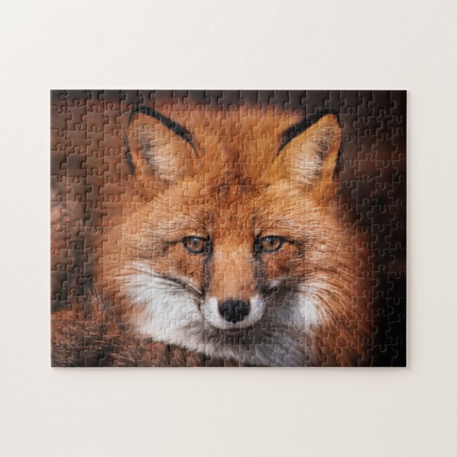 Red Fox Wild Woodland Animal Jigsaw Puzzle (Horizontal)
