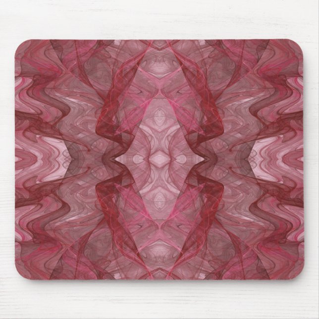 Red Fractal Mousepad (Front)