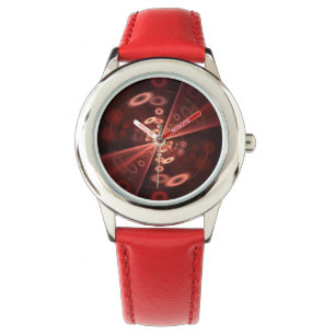 Red Fractal Watch